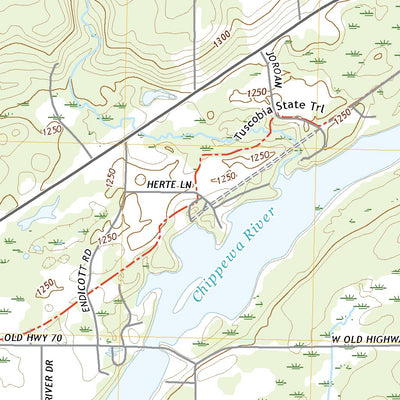 United States Geological Survey Radisson, WI (2022, 24000-Scale) digital map