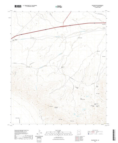 United States Geological Survey Railroad Pass, AZ (2021, 24000-Scale) digital map