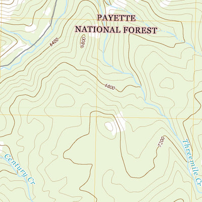 United States Geological Survey Rainbow Peak, ID (2020, 24000-Scale) digital map