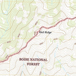 United States Geological Survey Rainbow Peak, ID (2020, 24000-Scale) digital map