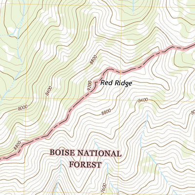 United States Geological Survey Rainbow Peak, ID (2020, 24000-Scale) digital map