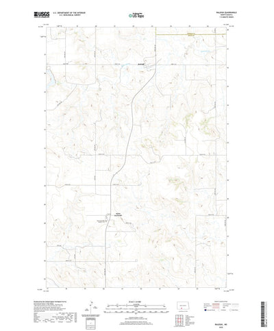 United States Geological Survey Raleigh, ND (2020, 24000-Scale) digital map
