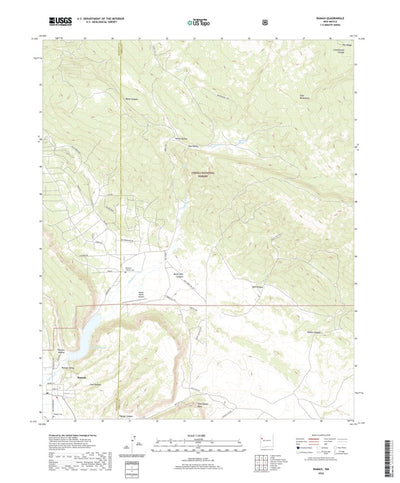 United States Geological Survey Ramah, NM (2020, 24000-Scale) digital map