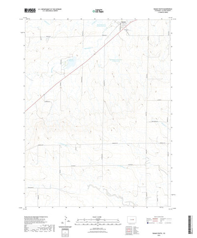 United States Geological Survey Ramah South, CO (2022, 24000-Scale) digital map