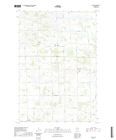 United States Geological Survey Ramey, MN (2022, 24000-Scale) digital map