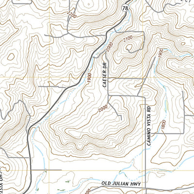 United States Geological Survey Ramona, CA (2021, 24000-Scale) digital map