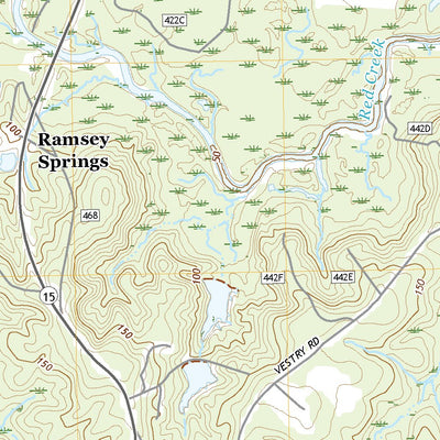 United States Geological Survey Ramsey Springs, MS (2021, 24000-Scale) digital map