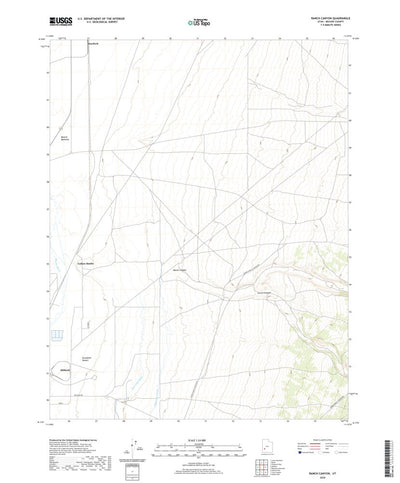 United States Geological Survey Ranch Canyon, UT (2020, 24000-Scale) digital map