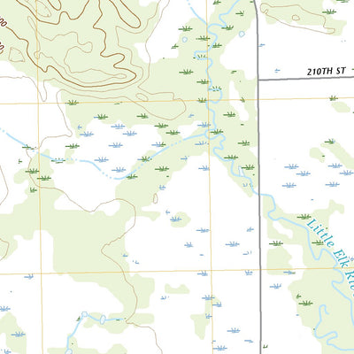 United States Geological Survey Randall East, MN (2022, 24000-Scale) digital map