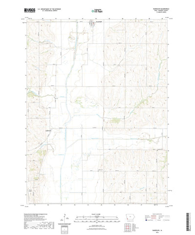 United States Geological Survey Randolph, IA (2022, 24000-Scale) digital map