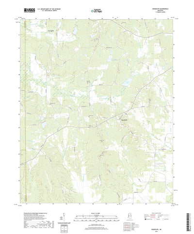 United States Geological Survey Randolph, MS (2021, 24000-Scale) digital map