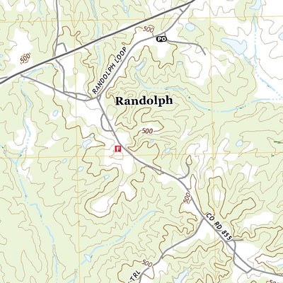 United States Geological Survey Randolph, MS (2021, 24000-Scale) digital map