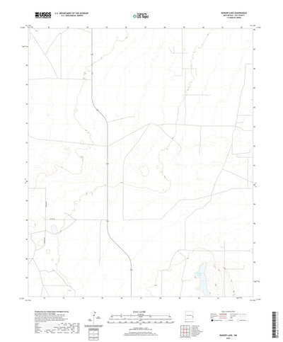 United States Geological Survey Ranger Lake, NM (2020, 24000-Scale) digital map