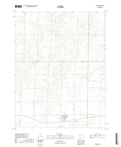 United States Geological Survey Ransom, KS (2022, 24000-Scale) digital map