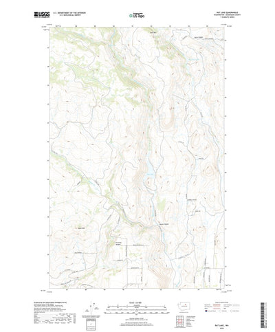 United States Geological Survey Rat Lake, WA (2020, 24000-Scale) digital map