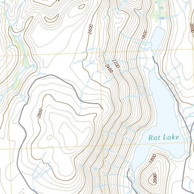United States Geological Survey Rat Lake, WA (2020, 24000-Scale) digital map