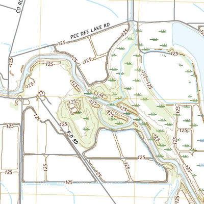 United States Geological Survey Rattlesnake Bayou, MS (2020, 24000-Scale) digital map