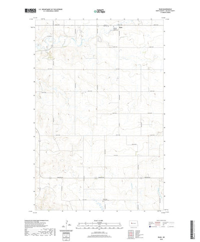 United States Geological Survey Raub, ND (2020, 24000-Scale) digital map