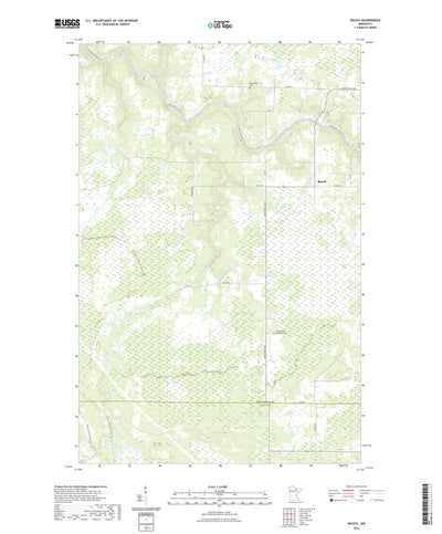United States Geological Survey Rauch, MN (2022, 24000-Scale) digital map