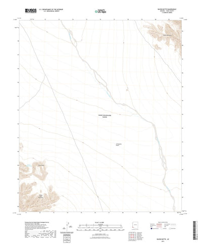 United States Geological Survey Raven Butte, AZ (2021, 24000-Scale) digital map