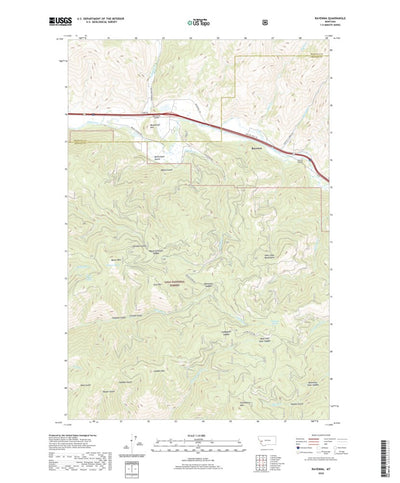 United States Geological Survey Ravenna, MT (2020, 24000-Scale) digital map