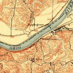 United States Geological Survey Ravenswood, WV-OH (1908, 62500-Scale) digital map