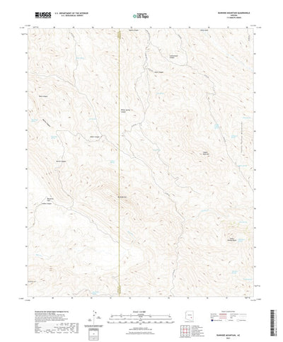 United States Geological Survey Rawhide Mountain, AZ (2021, 24000-Scale) digital map