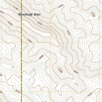 United States Geological Survey Rawhide Mountain, AZ (2021, 24000-Scale) digital map