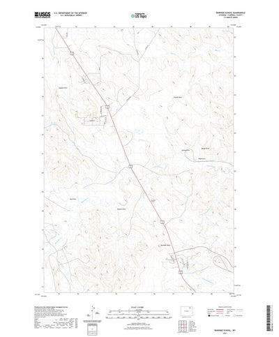 United States Geological Survey Rawhide School, WY (2021, 24000-Scale) digital map