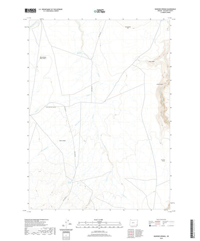 United States Geological Survey Rawhide Springs, OR (2020, 24000-Scale) digital map