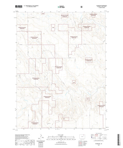 United States Geological Survey Raymer NE, CO (2022, 24000-Scale) digital map
