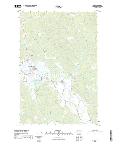United States Geological Survey Raymond, WA (2020, 24000-Scale) digital map