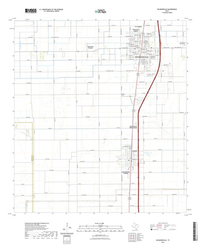 United States Geological Survey Raymondville, TX (2022, 24000-Scale) digital map