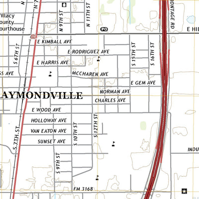 United States Geological Survey Raymondville, TX (2022, 24000-Scale) digital map