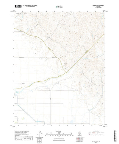 United States Geological Survey Raynor Creek, CA (2021, 24000-Scale) digital map