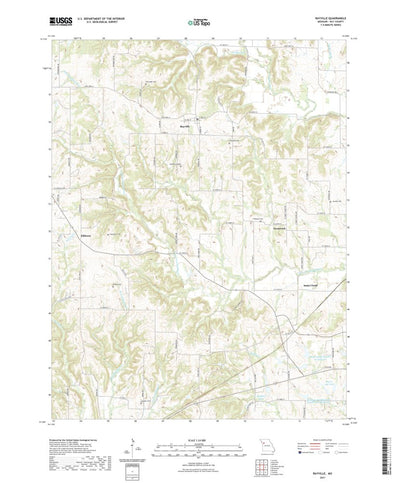 United States Geological Survey Rayville, MO (2021, 24000-Scale) digital map