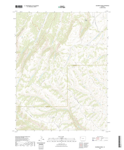 United States Geological Survey Razorback Ridge, CO (2022, 24000-Scale) digital map