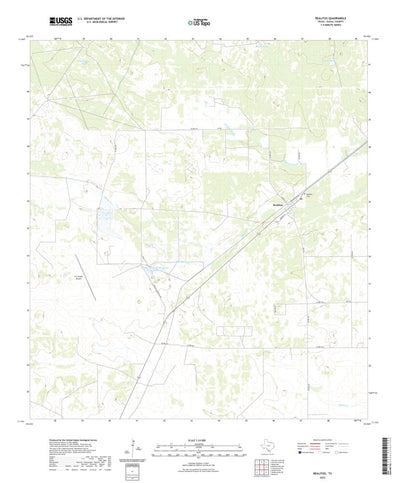 United States Geological Survey Realitos, TX (2022, 24000-Scale) digital map