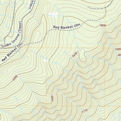 United States Geological Survey Red Blanket Mountain, OR (2020, 24000-Scale) digital map