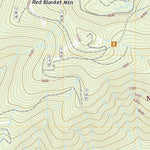 United States Geological Survey Red Blanket Mountain, OR (2020, 24000-Scale) digital map