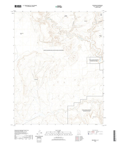 United States Geological Survey Red Breaks, UT (2020, 24000-Scale) digital map