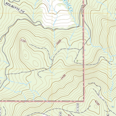 United States Geological Survey Red Butte, OR (2020, 24000-Scale) digital map