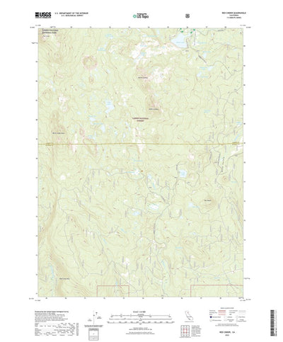 United States Geological Survey Red Cinder, CA (2022, 24000-Scale) digital map