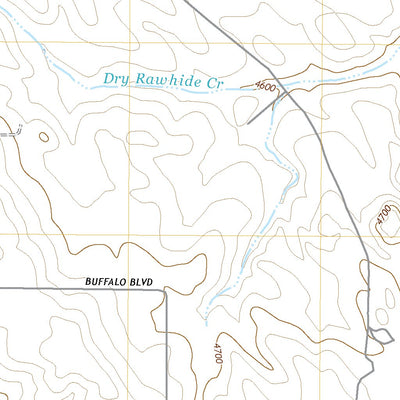 United States Geological Survey Red Cloud Creek West, WY (2021, 24000-Scale) digital map