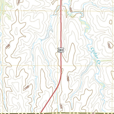United States Geological Survey Red Cloud, NE (2021, 24000-Scale) digital map