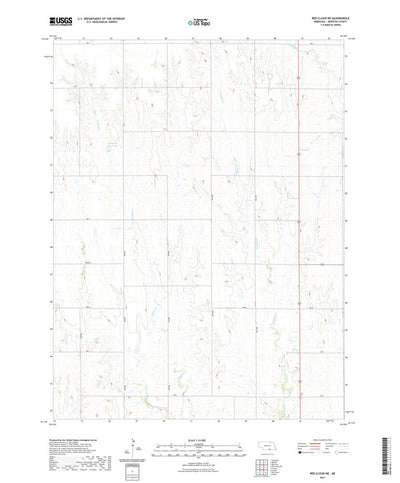 United States Geological Survey Red Cloud NE, NE (2021, 24000-Scale) digital map