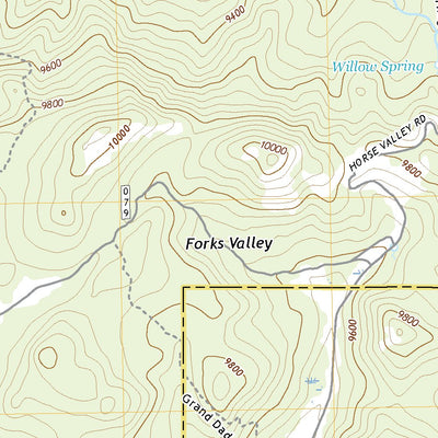 United States Geological Survey Red Creek Reservoir, UT (2020, 24000-Scale) digital map