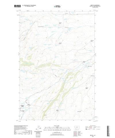 United States Geological Survey Red Hill, MT (2020, 24000-Scale) digital map