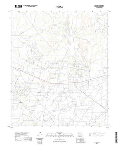 United States Geological Survey Red Lake, NM (2020, 24000-Scale) digital map
