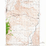 United States Geological Survey Red Lodge, MT-WY (1944, 62500-Scale) digital map